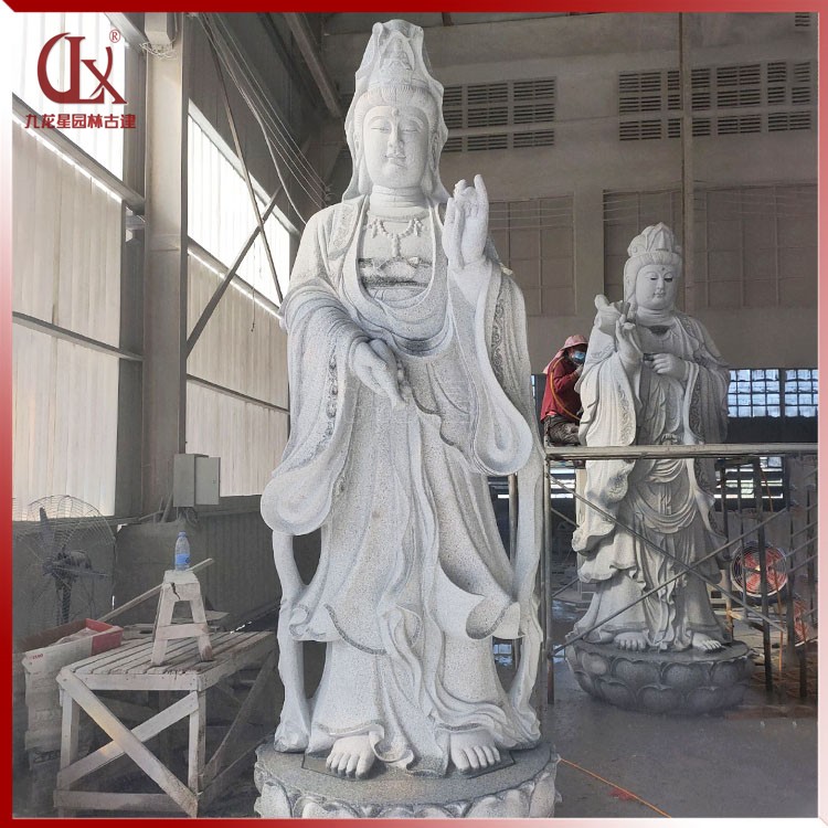 石雕滴水觀(guān)音像圖片