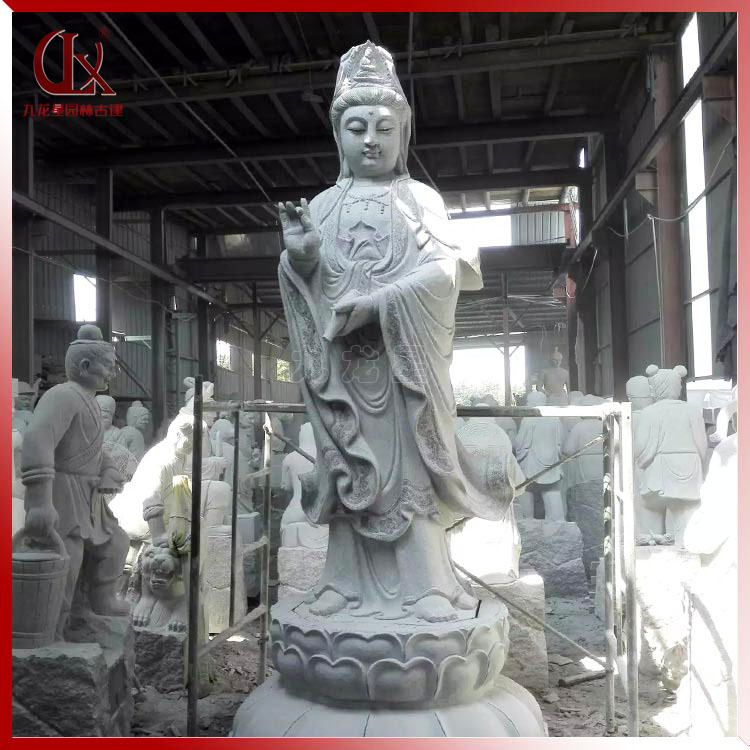 石雕滴水觀(guān)音像圖片