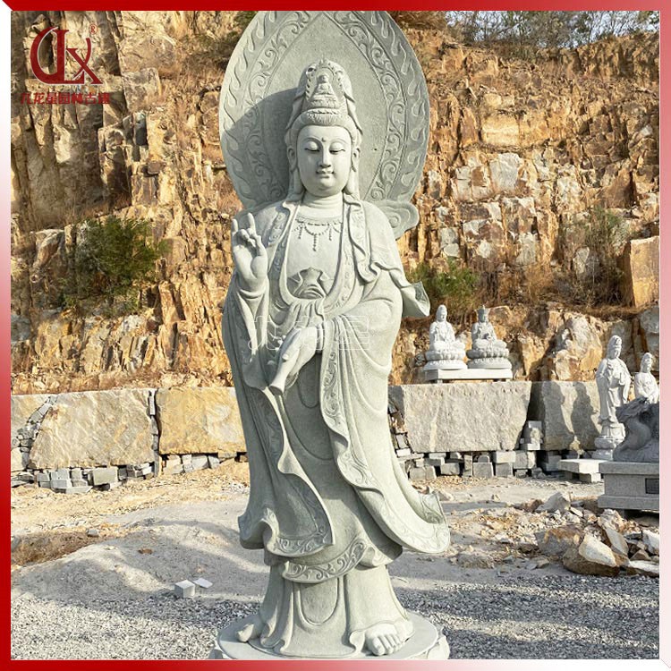 石雕滴水觀(guān)音像圖片