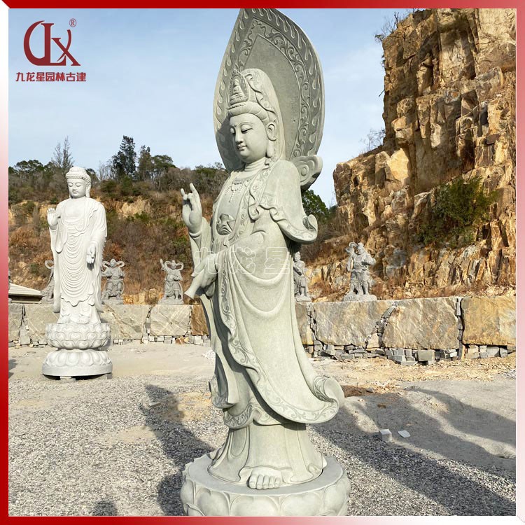 石雕滴水觀(guān)音像圖片